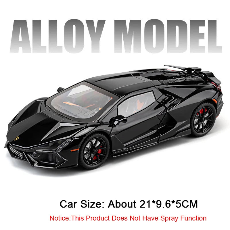 Premium Diecast Car Model 1 24 Scale With Sound And Light Doors Open For Kids Great Gift - ToylandEU
