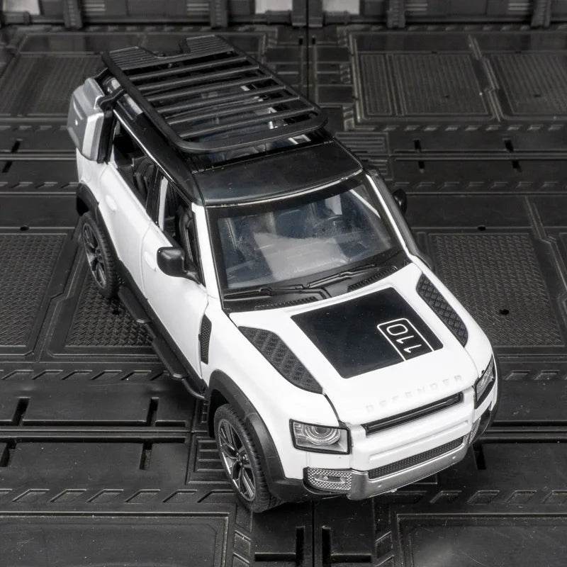 Premium Diecast Car Model 1 32 Scale Land Rover Defender 110 With Sound And Light For Car Enthusiasts And Collectors - ToylandEU