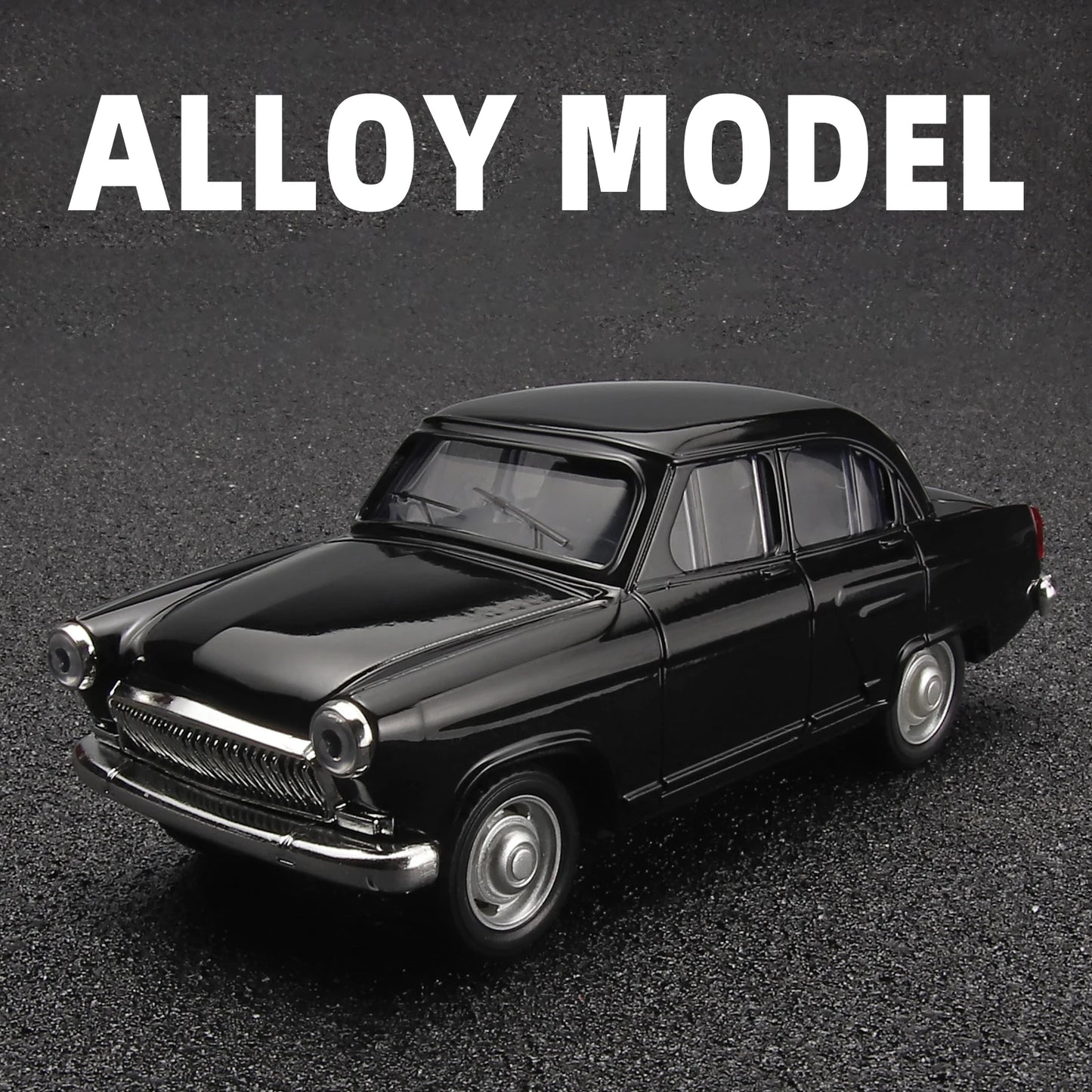Premium Diecast Car Model 1:43 Scale Volga Gaz21 Classic Alloy Miniature For Collectors - ToylandEU