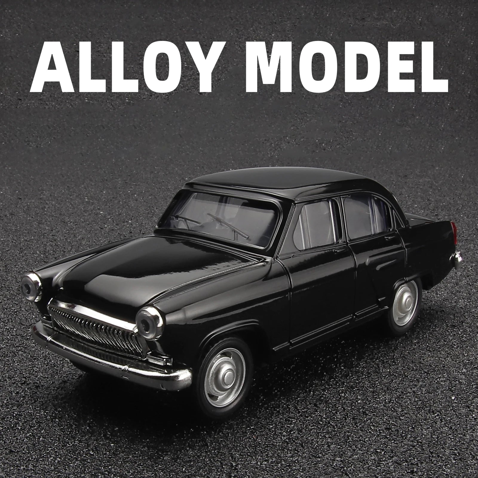 Premium Diecast Car Model 1:43 Scale Volga Gaz21 Classic Alloy Miniature For Collectors - ToylandEU