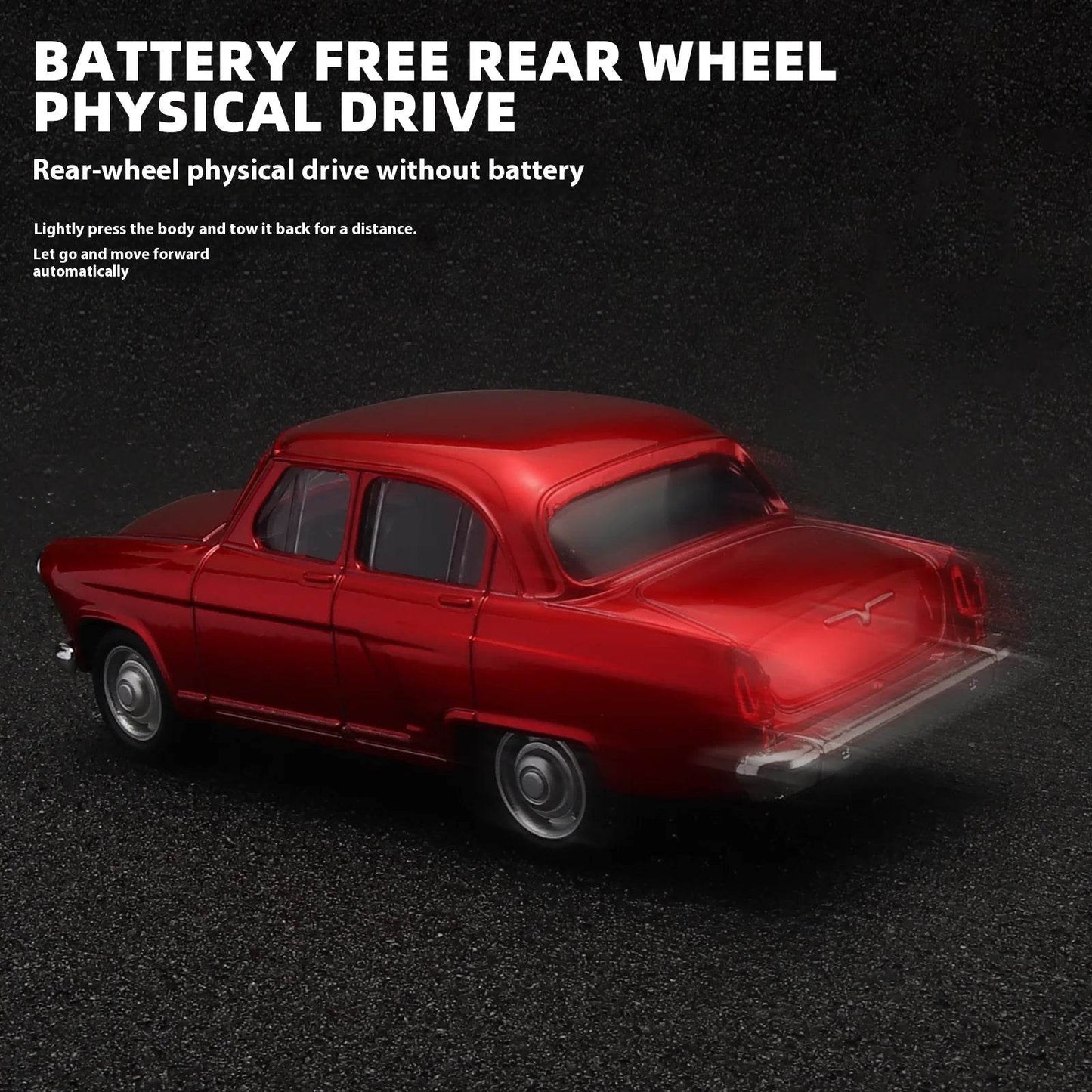 Premium Diecast Car Model 1:43 Scale Volga Gaz21 Classic Alloy Miniature For Collectors - ToylandEU