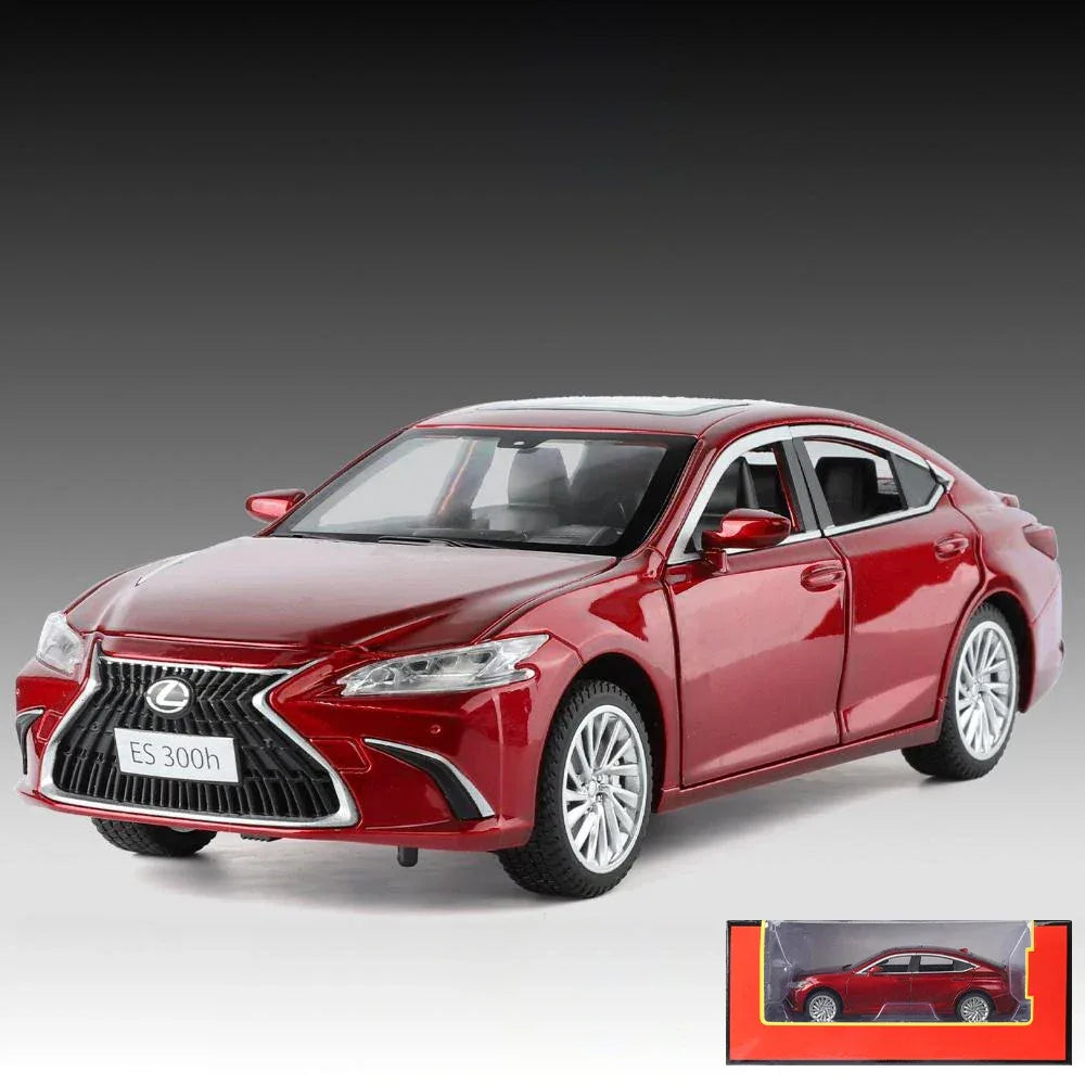 Premium Diecast Car Model 1 To 24 ES300H With Sound And Light For Collectors - ToylandEU