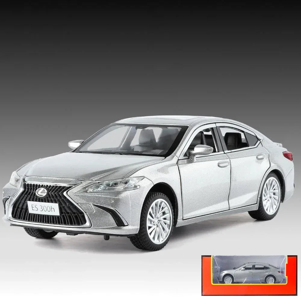 Premium Diecast Car Model 1 To 24 ES300H With Sound And Light For Collectors - ToylandEU