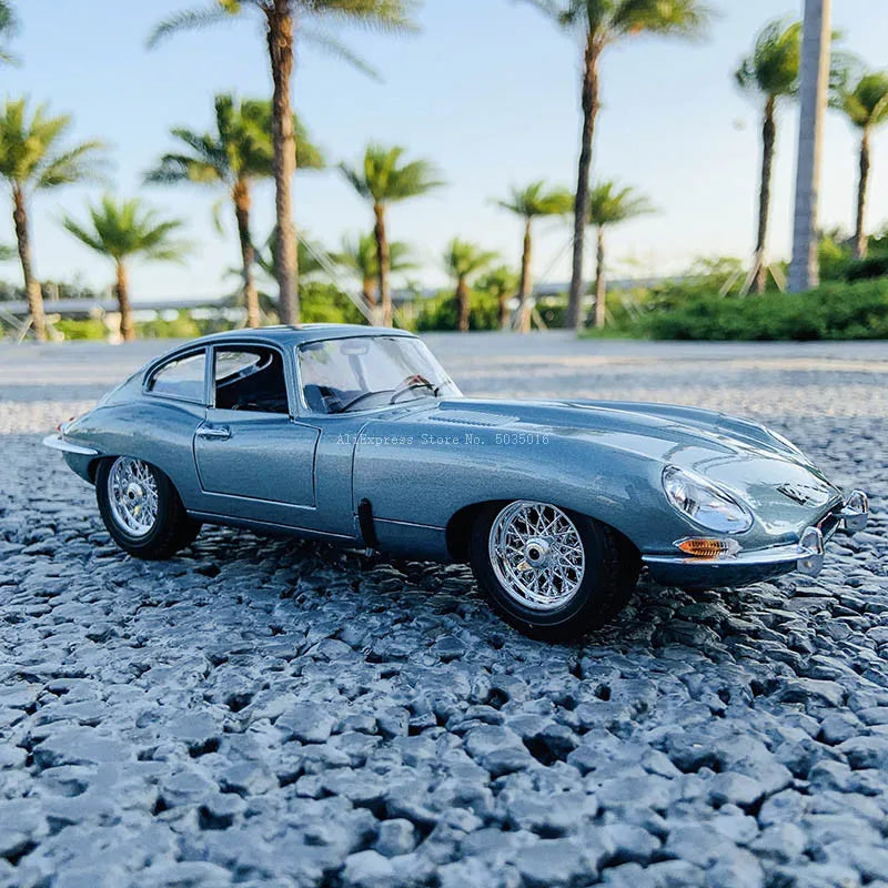 Premium Diecast Car Model Alloy Jaguar E Type Coupe 1 18 Scale For Collectors Gift - ToylandEU