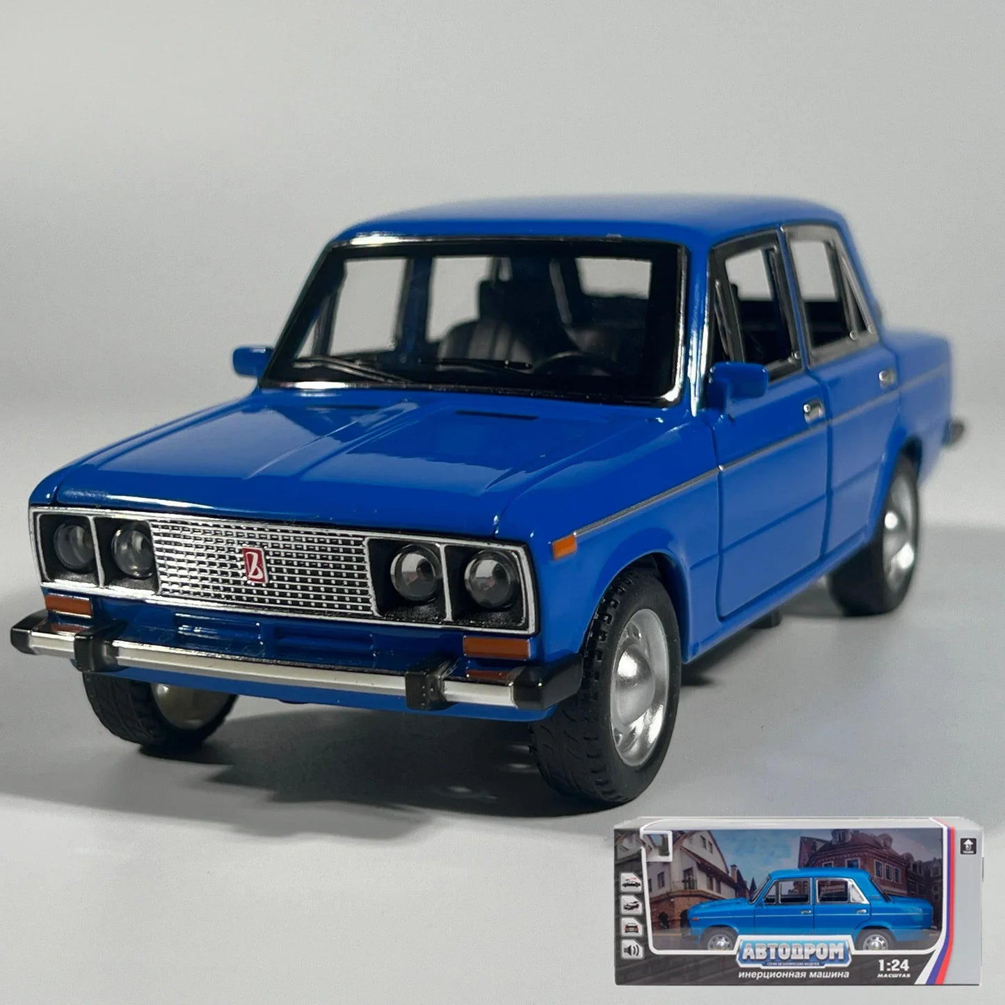 Premium Diecast Car Model LADA 2106 With Sound And Light For Kids - ToylandEU