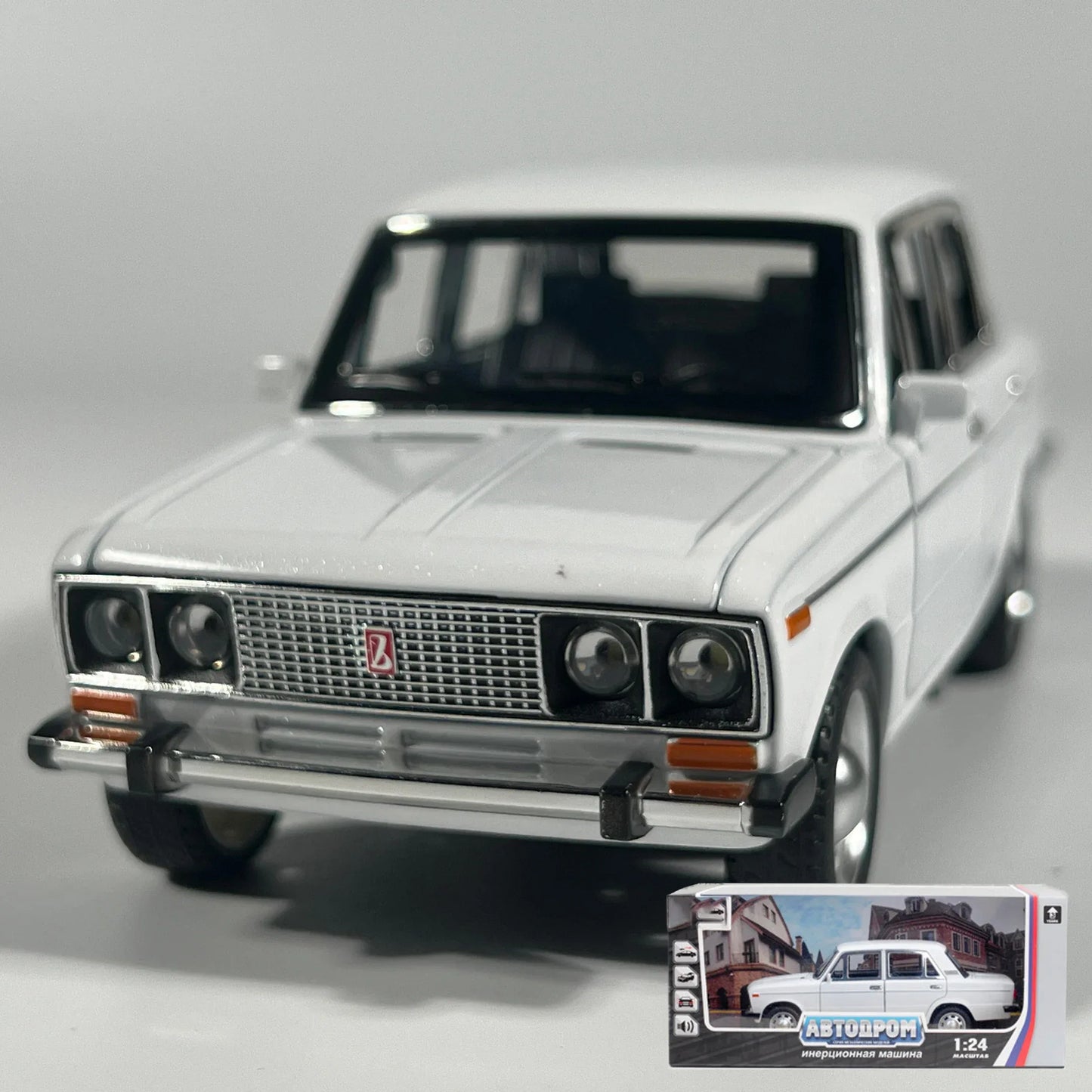 Premium Diecast Car Model LADA 2106 With Sound And Light For Kids - ToylandEU