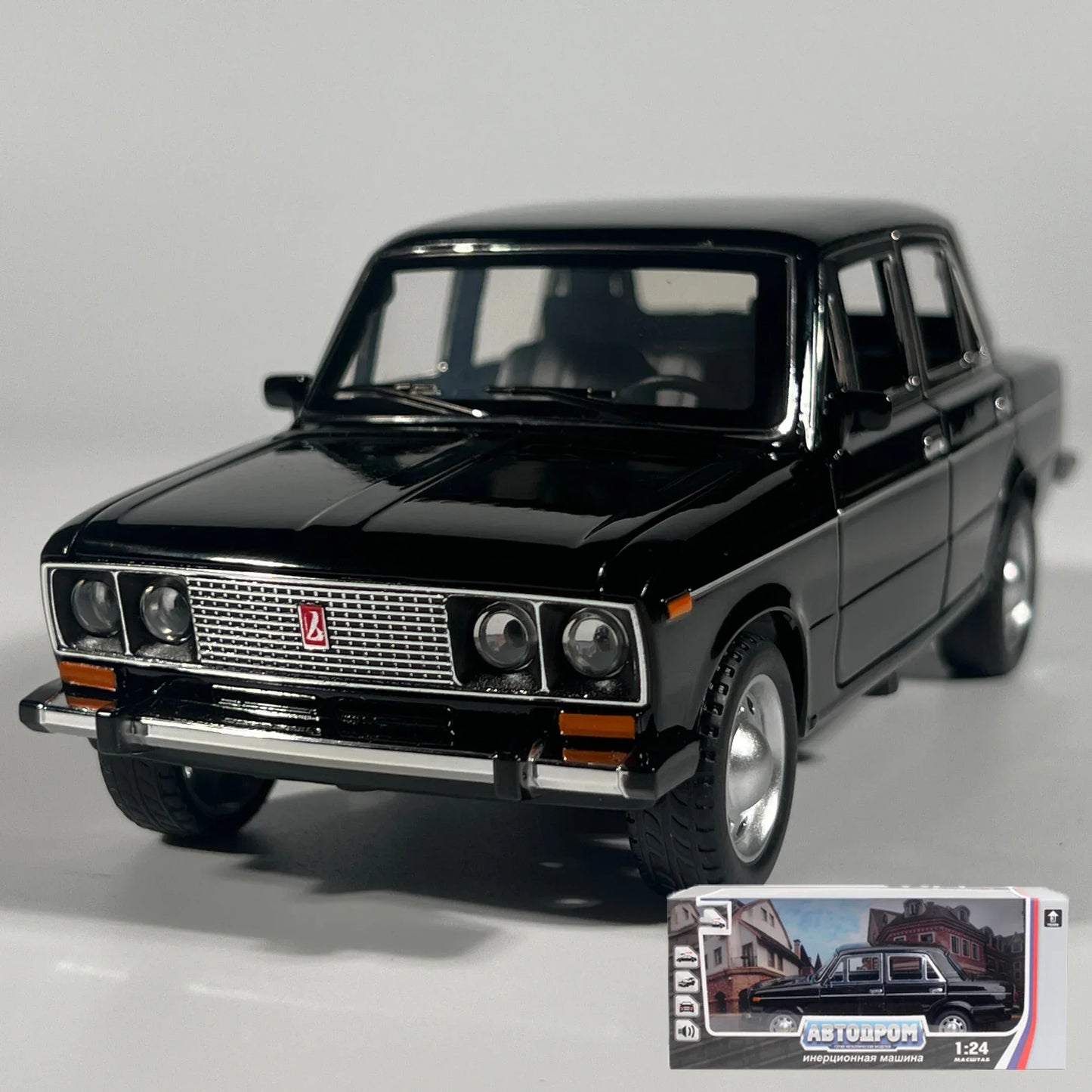 Premium Diecast Car Model LADA 2106 With Sound And Light For Kids - ToylandEU