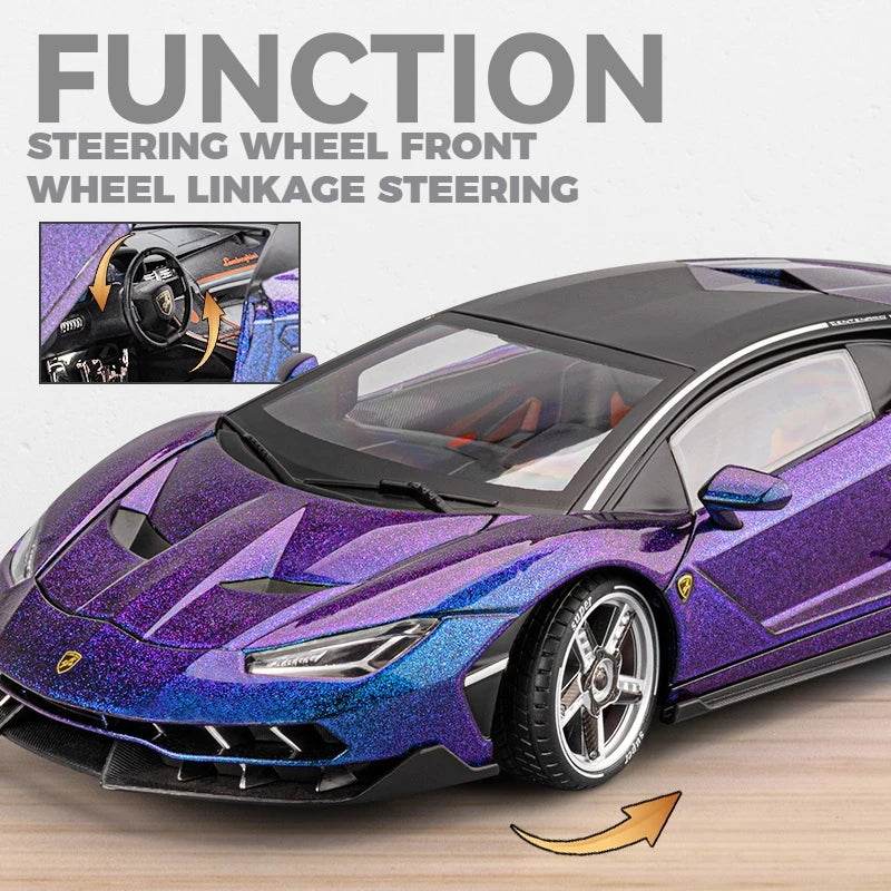 Premium Diecast Car Model One Eighteen Centenario LP770 4 With Sound And Lights For Collectors - ToylandEU