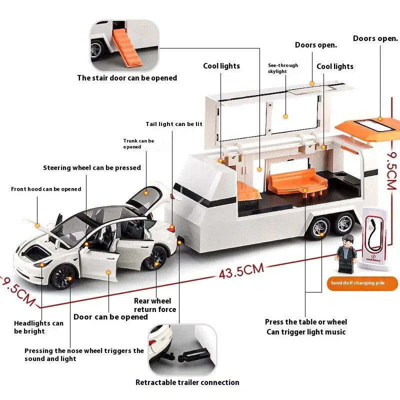 Premium Diecast Car Model One Twenty Four Scale Sound And Light For Collectors - ToylandEU