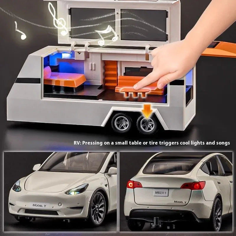 Premium Diecast Car Model One Twenty Four Scale Sound And Light For Collectors - ToylandEU