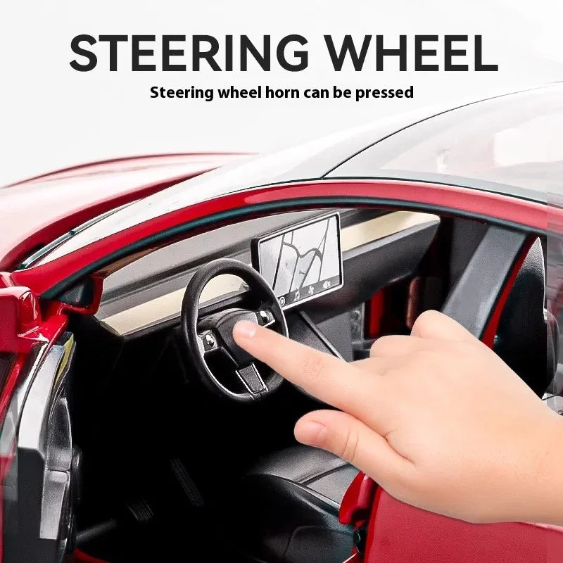 Premium Diecast Car Model One Twenty Four Scale Sound And Light For Collectors - ToylandEU