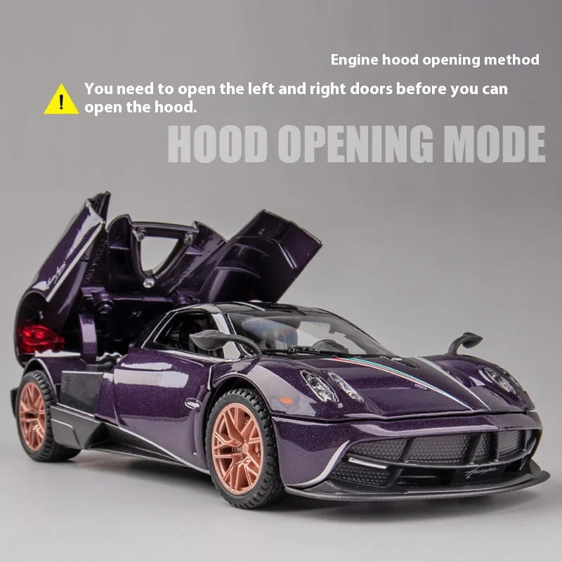 Premium Diecast Car Model Pagani Huayra Dinastia One Thirty Two Scale Desktop Ornament For Car Enthusiasts - ToylandEU