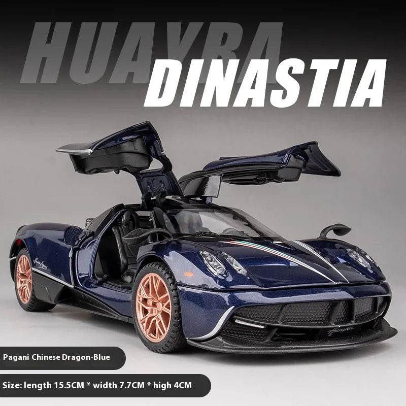 Premium Diecast Car Model Pagani Huayra Dinastia One Thirty Two Scale Desktop Ornament For Car Enthusiasts - ToylandEU