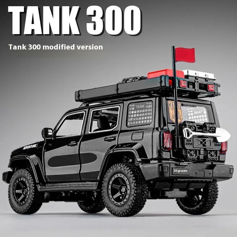 Premium Diecast Car Model Scale 1 24 Offroad Tank 300 Modified For Collectors - ToylandEU