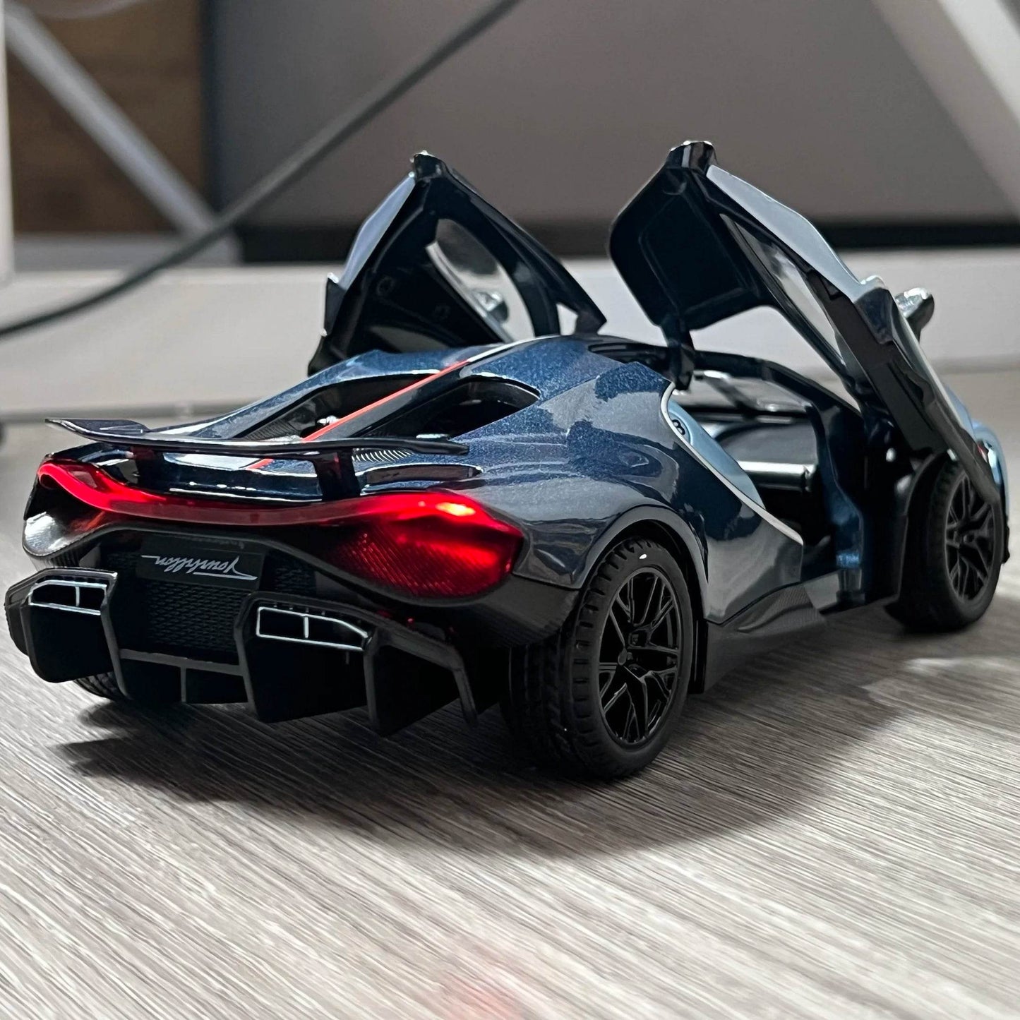 Premium Diecast Car Model Tourbillon Sound And Light Pull Back Gift For Adult Collectors - ToylandEU