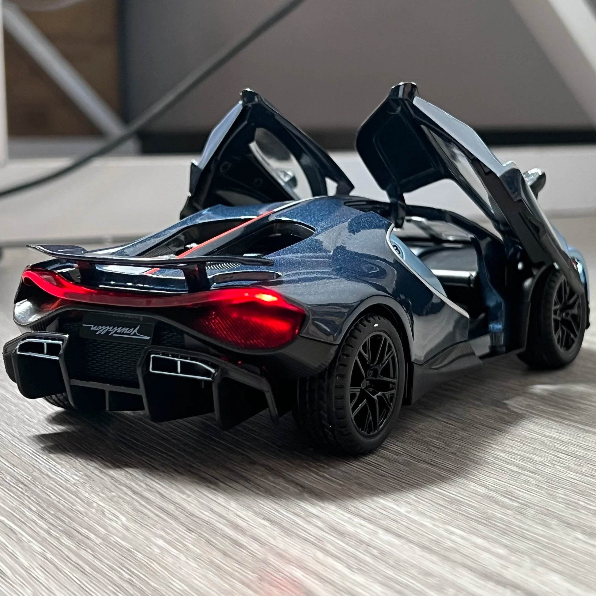 Premium Diecast Car Model Tourbillon Sound And Light Pull Back Gift For Adult Collectors - ToylandEU