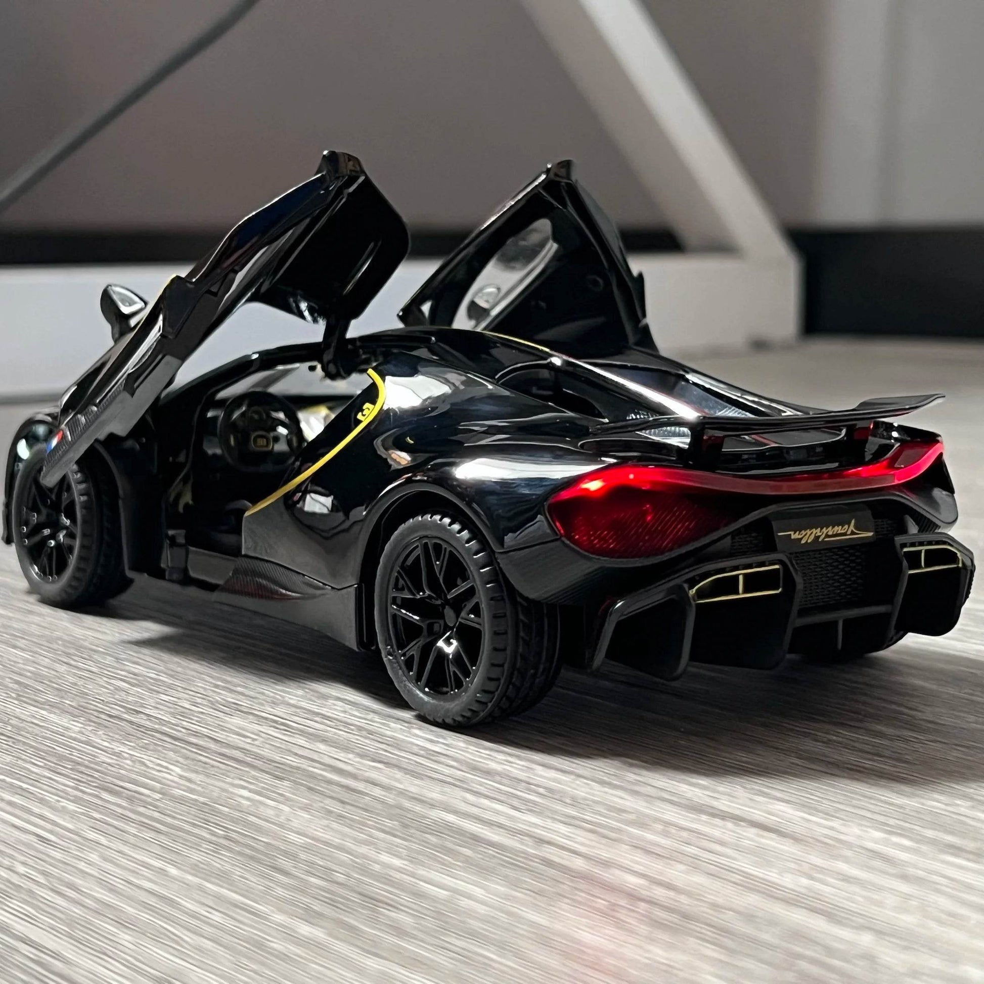 Premium Diecast Car Model Tourbillon Sound And Light Pull Back Gift For Adult Collectors - ToylandEU