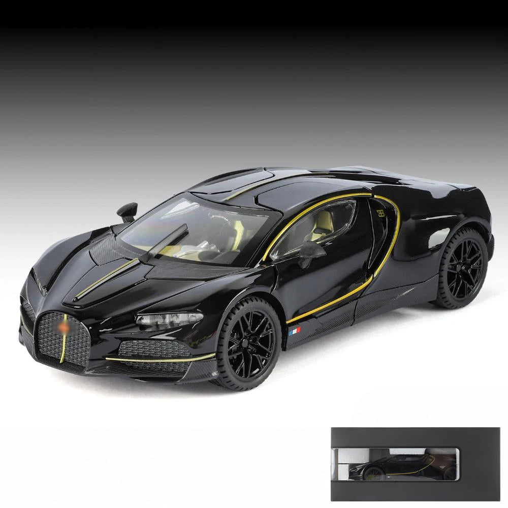 Premium Diecast Car Model Tourbillon Sound And Light Pull Back Gift For Adult Collectors - ToylandEU