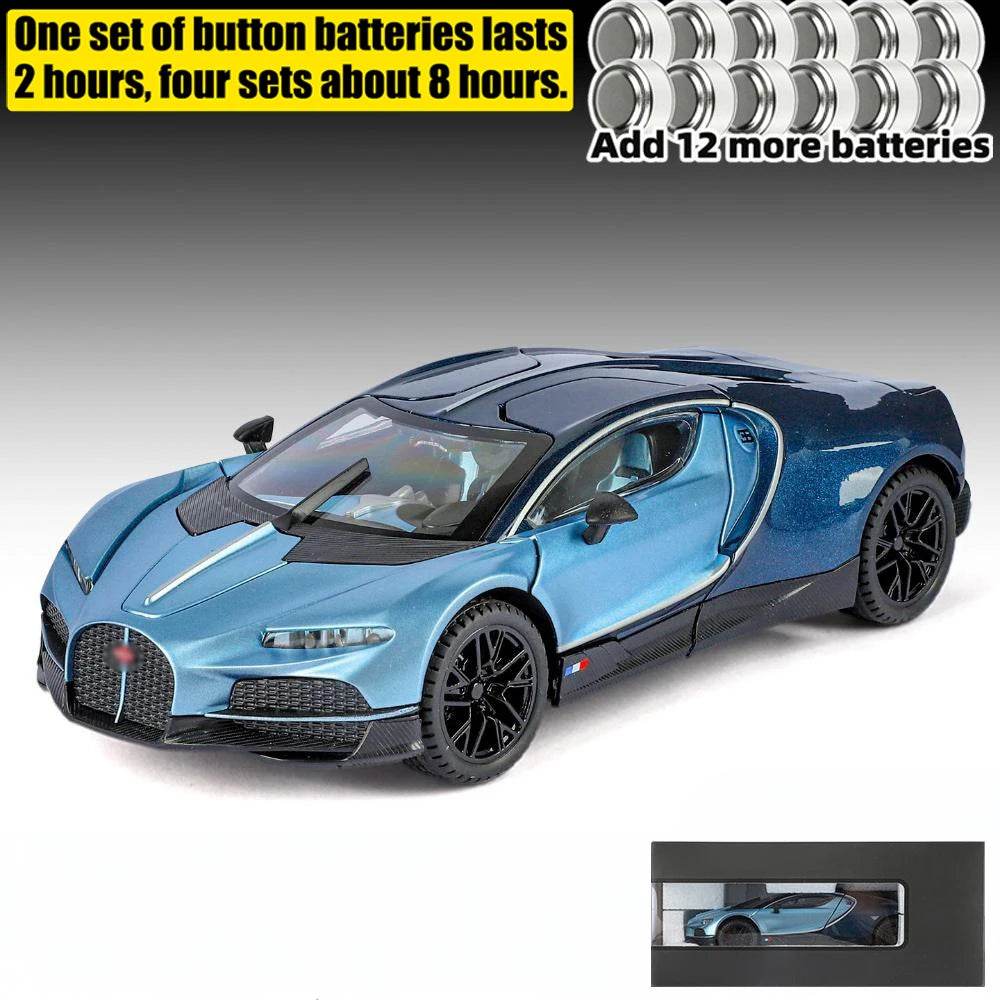 Premium Diecast Car Model Tourbillon Sound And Light Pull Back Gift For Adult Collectors - ToylandEU