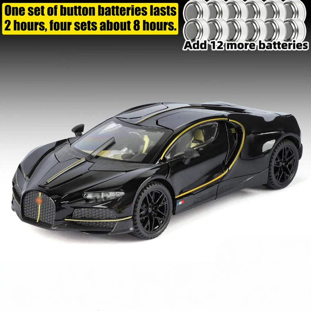 Premium Diecast Car Model Tourbillon Sound And Light Pull Back Gift For Adult Collectors - ToylandEU