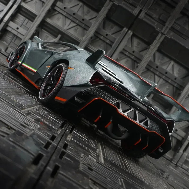 Premium Diecast Car Model Veneno Limited Edition Scale 1 To 24 For Collectors - ToylandEU