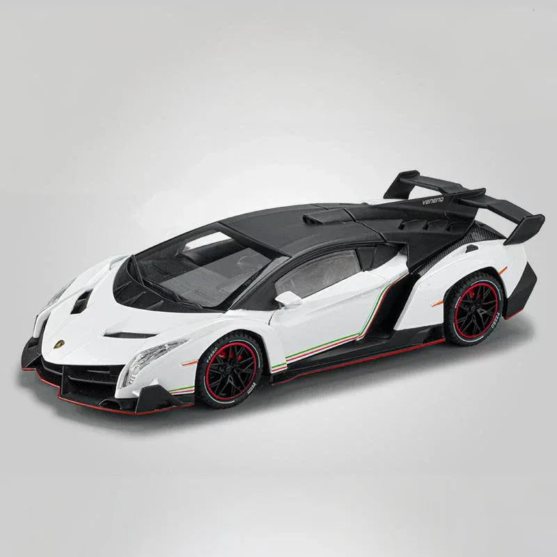 Premium Diecast Car Model Veneno Limited Edition Scale 1 To 24 For Collectors - ToylandEU