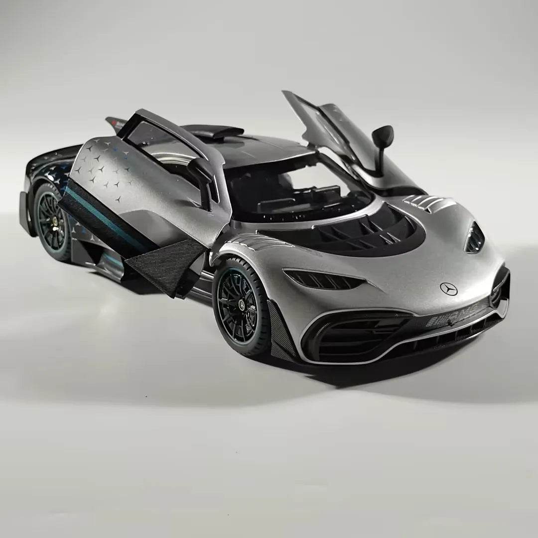 Premium Diecast Car Model With Sound And Light One Eighteen Scale Mercedes Benz AMG One For Collectors - ToylandEU