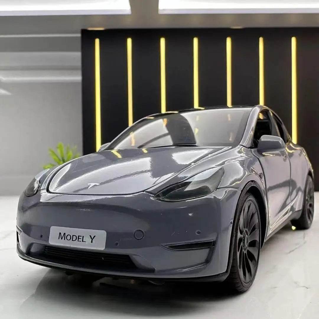 Premium Diecast Car Tesla Model Y 3 Alloy For Kids - ToylandEU