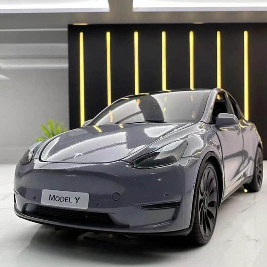 Premium Diecast Car Tesla Model Y 3 Alloy For Kids - ToylandEU