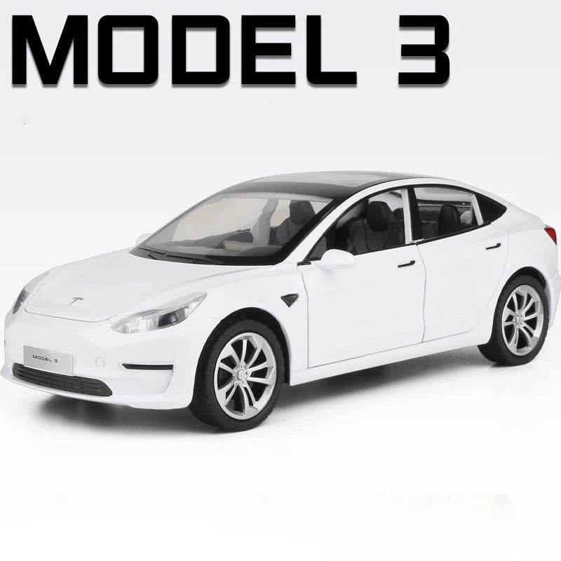 Premium Diecast Car Tesla Model Y 3 Alloy For Kids - ToylandEU