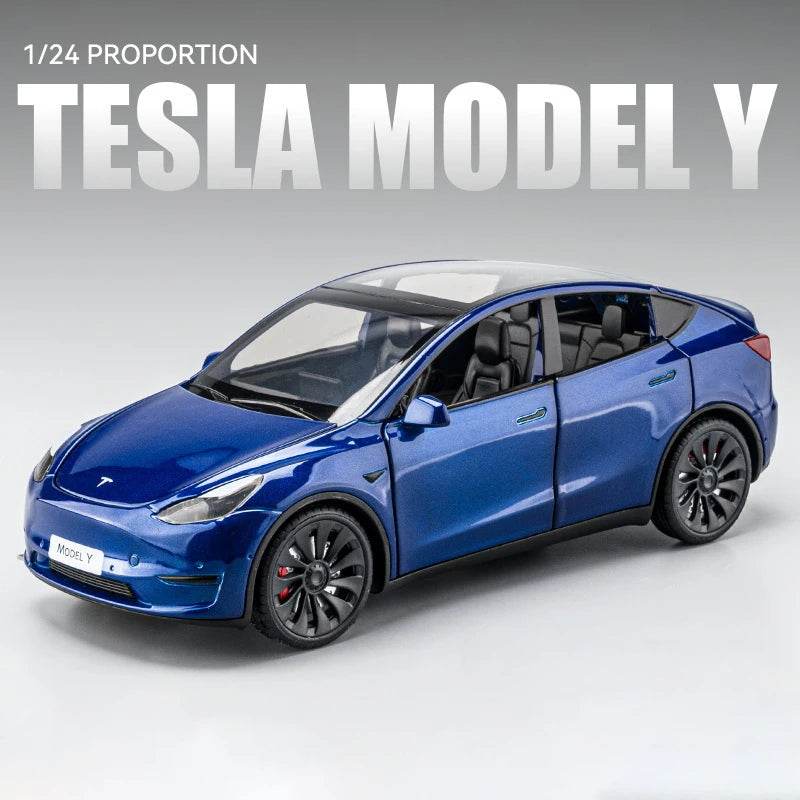 Premium Diecast Car Tesla Model Y 3 Alloy For Kids - ToylandEU