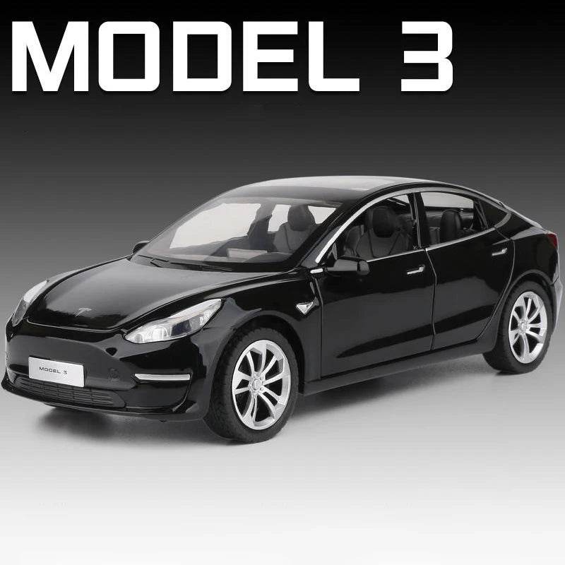 Premium Diecast Car Tesla Model Y 3 Alloy For Kids - ToylandEU