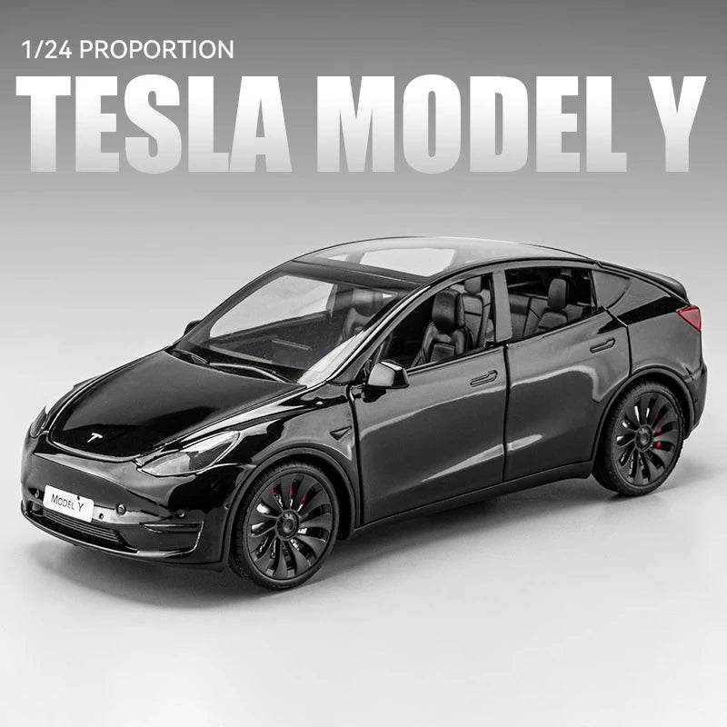 Premium Diecast Car Tesla Model Y 3 Alloy For Kids - ToylandEU