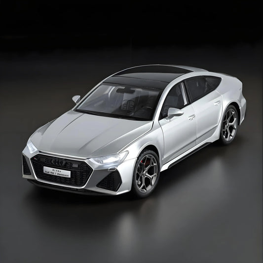 Premium Diecast Car With Sound And Light For Collectors Audi RS7 1 24 Scale - ToylandEU
