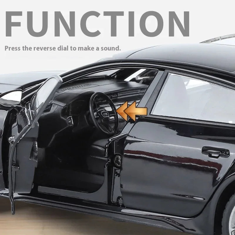 Premium Diecast Car With Sound And Light For Collectors Audi RS7 1 24 Scale - ToylandEU