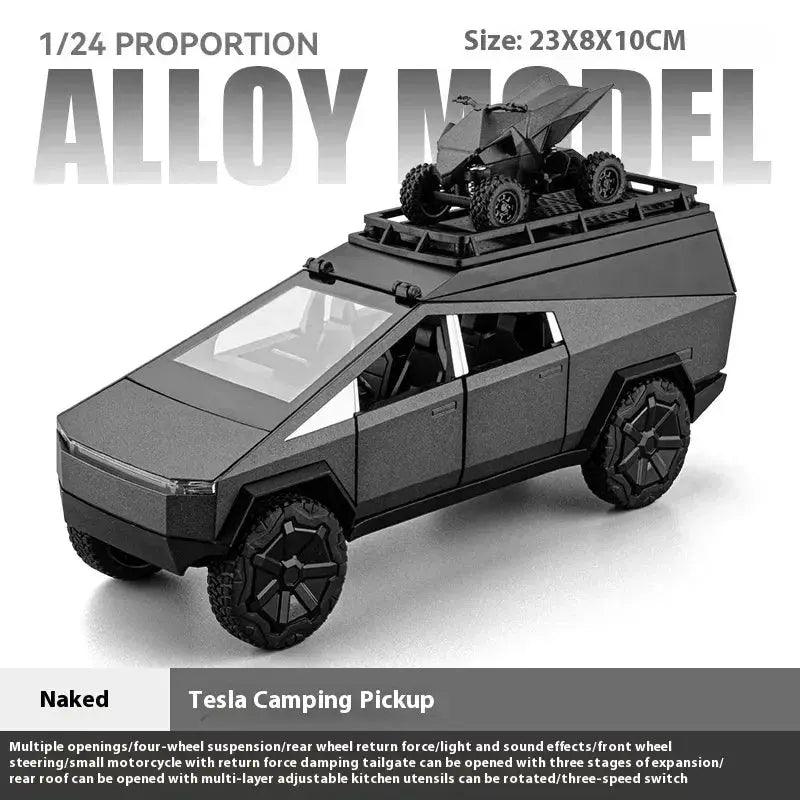  Premium Diecast Cybertruck 1 24 Camping Toyland EU -  ToylandEU™