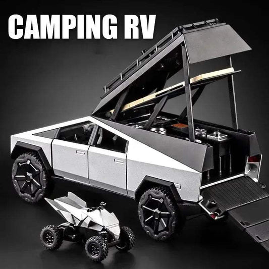  Premium Diecast Cybertruck 1 24 Camping Toyland EU -  ToylandEU™