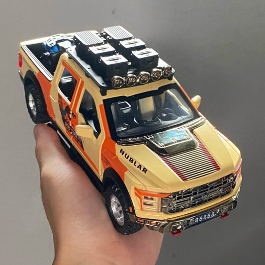 Premium Diecast F150 Truck 1 To 24 Scale Alloy Off Road Model With Sound And Lights For Collectors - ToylandEU