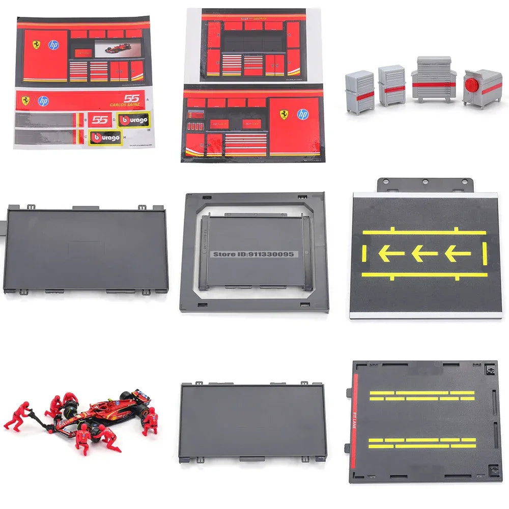 Premium Diecast Ferrari SF24 1 43 Model Car Collectible - ToylandEU