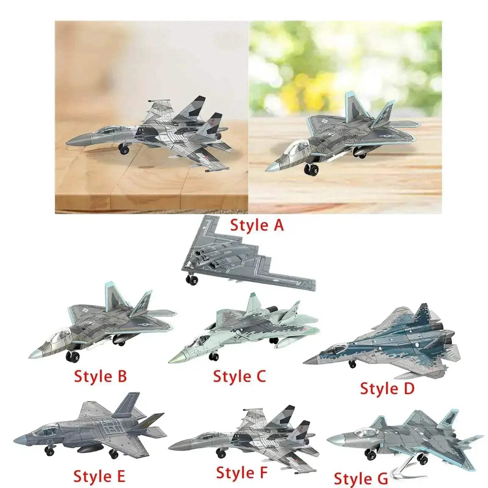  Premium Diecast Fighter Plane Model Silver Toyland EU -  ToylandEU™