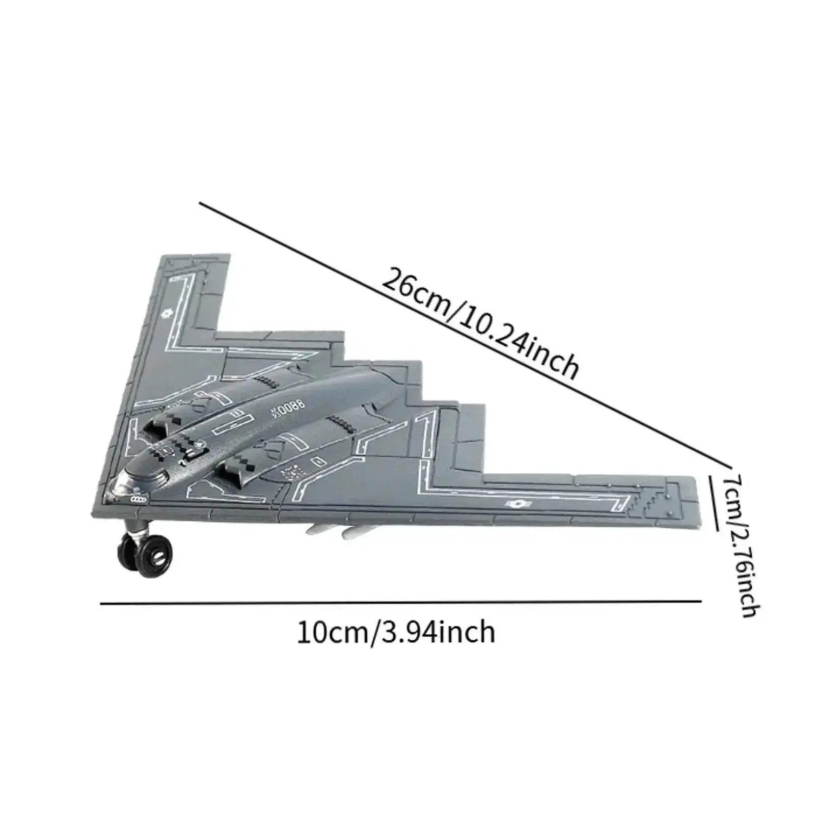  Premium Diecast Fighter Plane Model Silver Toyland EU -  ToylandEU™
