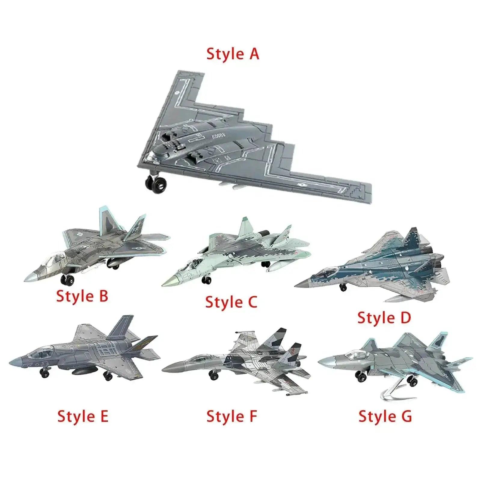  Premium Diecast Fighter Plane Model Silver Toyland EU -  ToylandEU™