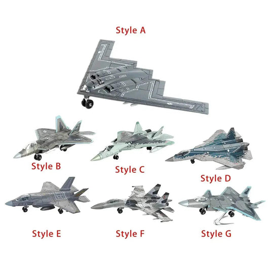  Premium Diecast Fighter Plane Model Silver Toyland EU -  ToylandEU™