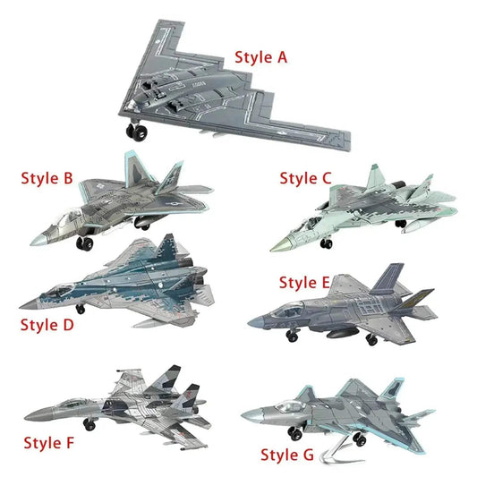  Premium Diecast Fighter Plane Model Silver Toyland EU -  ToylandEU™