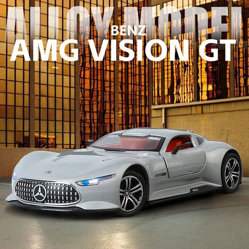 Premium Diecast Mercedes Benz AMG Vision GT Car Model - ToylandEU