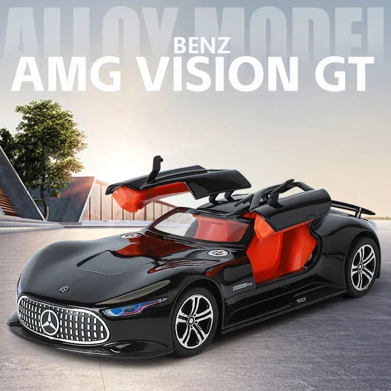 Premium Diecast Mercedes Benz AMG Vision GT Car Model - ToylandEU