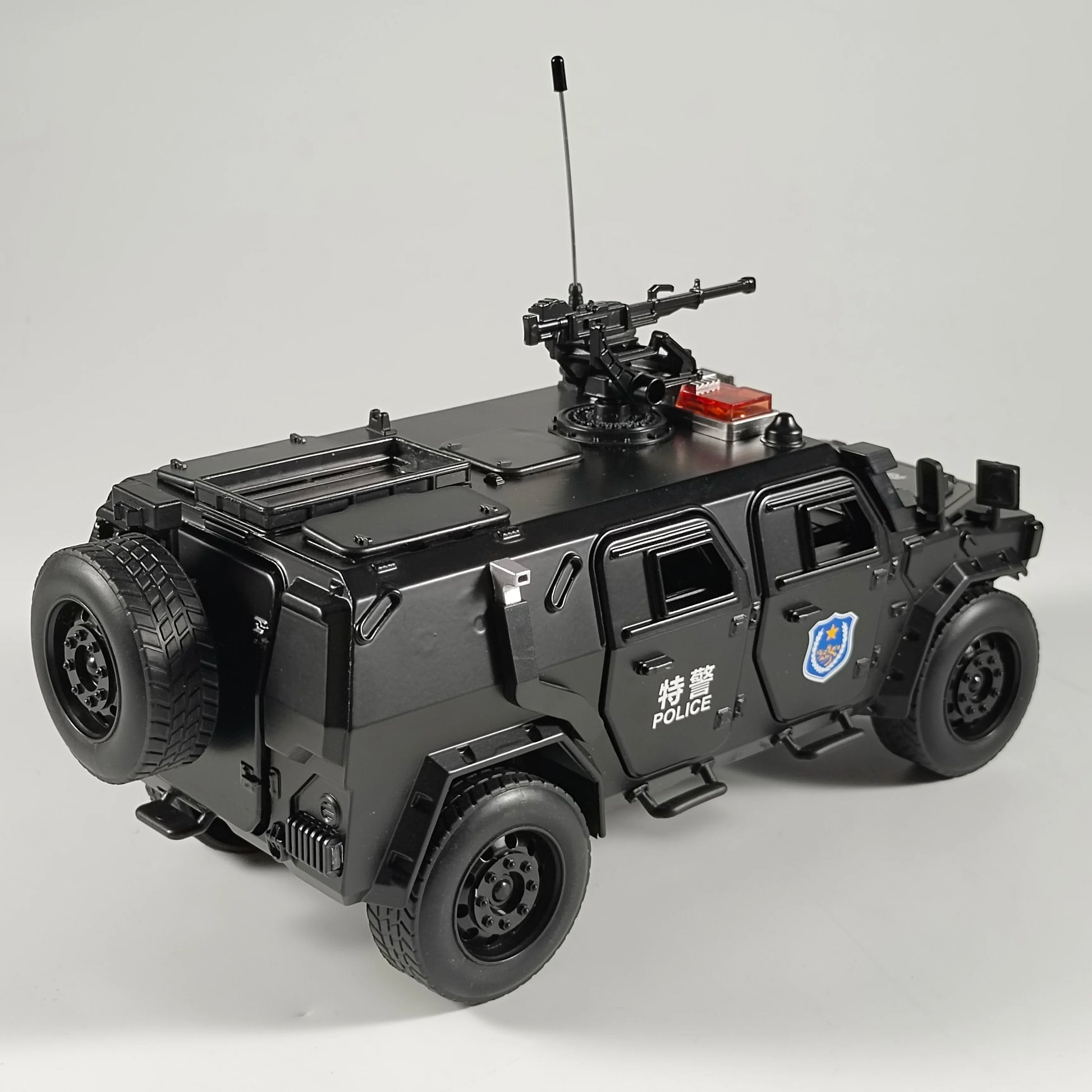 Premium Diecast Model Alloy Off Road Dongfeng M Terra Armored Swat Vehicle Sound Lights Gift For Boys - ToylandEU