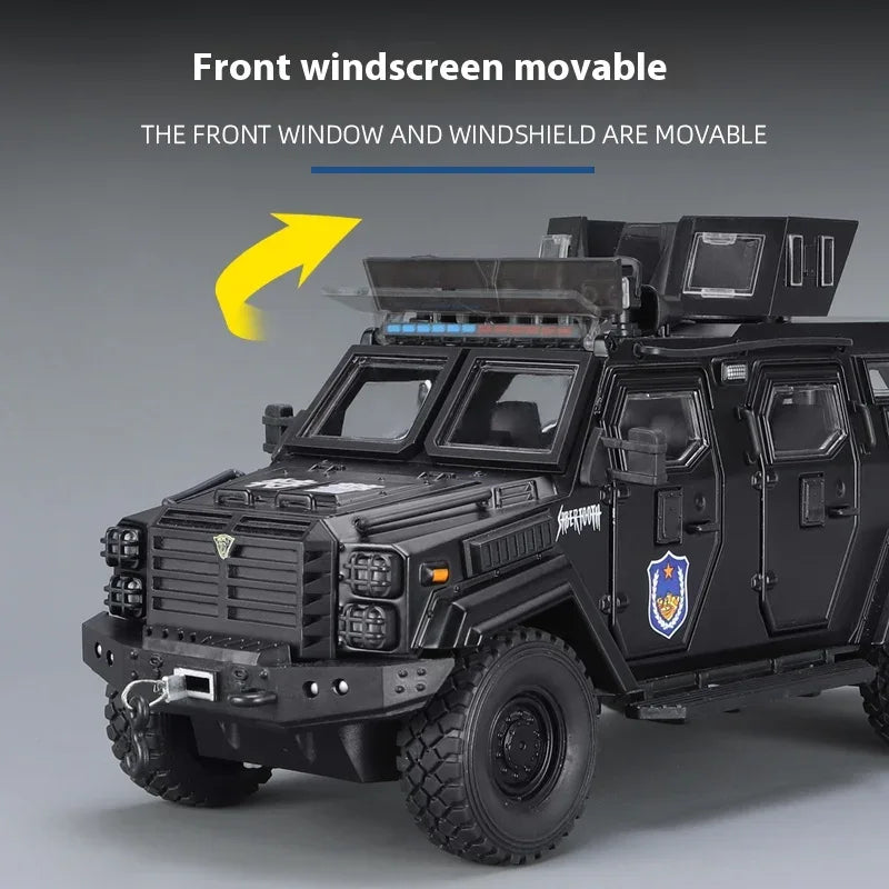 Premium Diecast Model Car 1 24 Sabertooth Off Road Armor Vehicle For Kids - ToylandEU