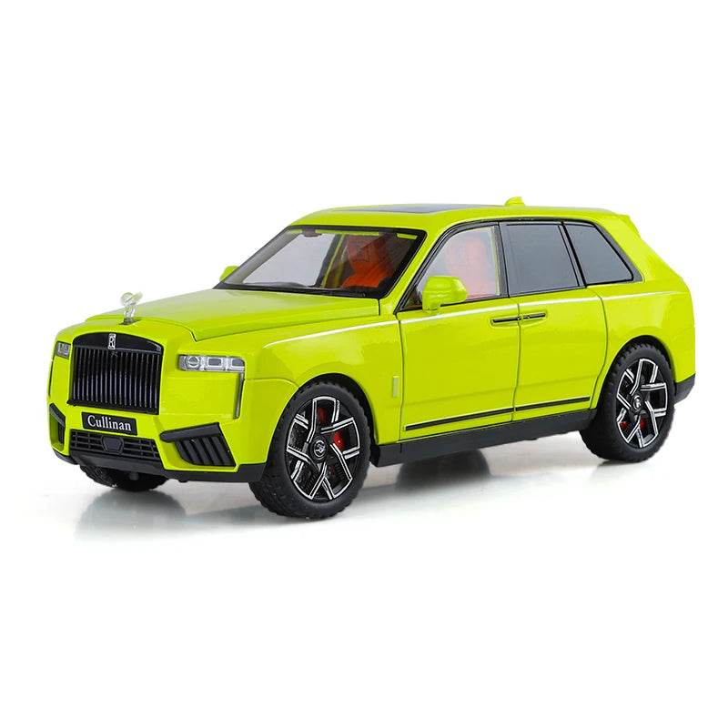 Premium Diecast Model Car 1 24 Scale Rolls Royce Cullinan Alloy Pull Back With Sound And Lights For Collectors - ToylandEU