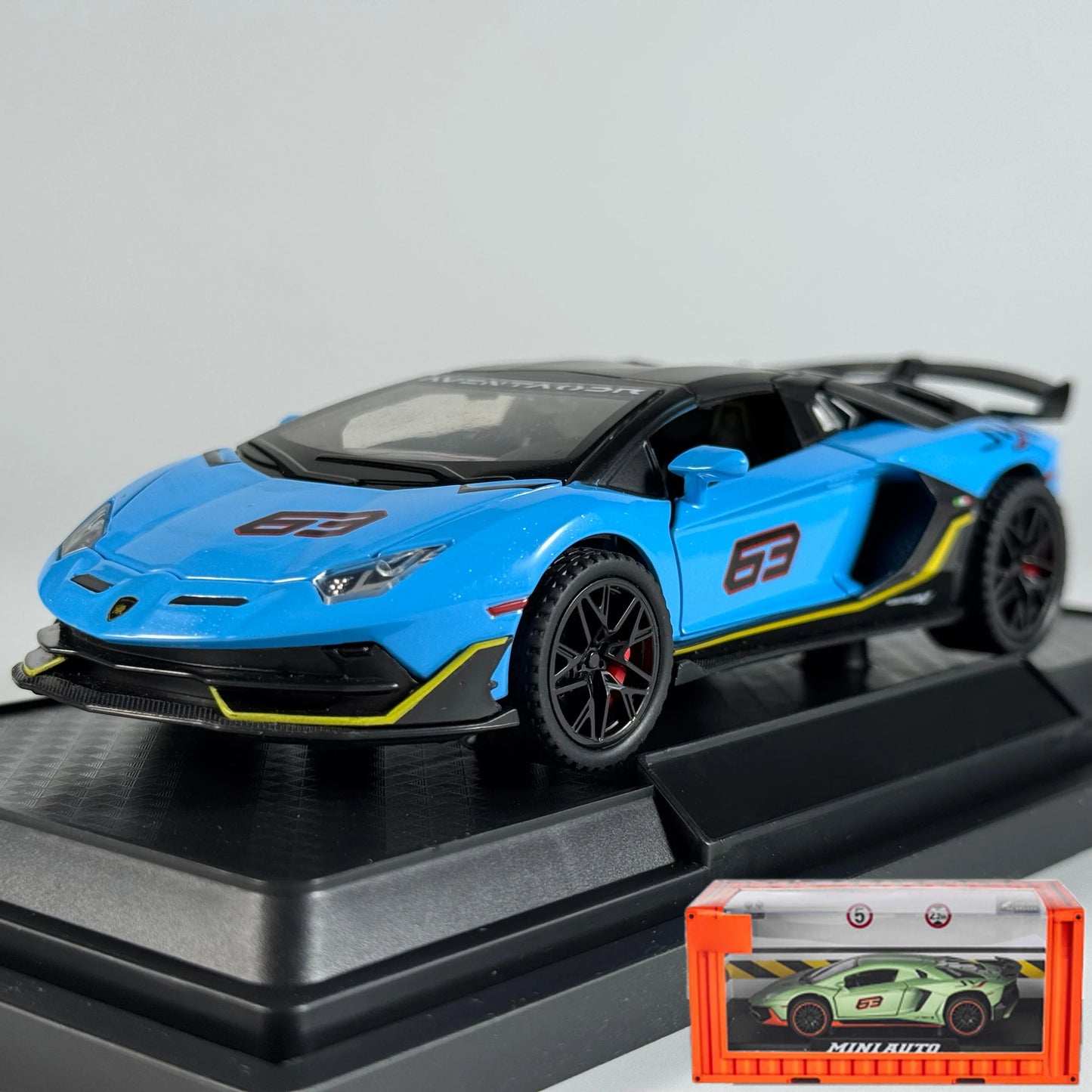 Premium Diecast Model Car 1-32 Aventador SVJ 63 Removable Version Alloy Metal High Detail For Collectors - ToylandEU